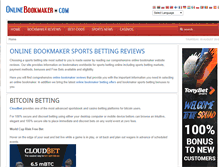 Tablet Screenshot of onlinebookmaker.com